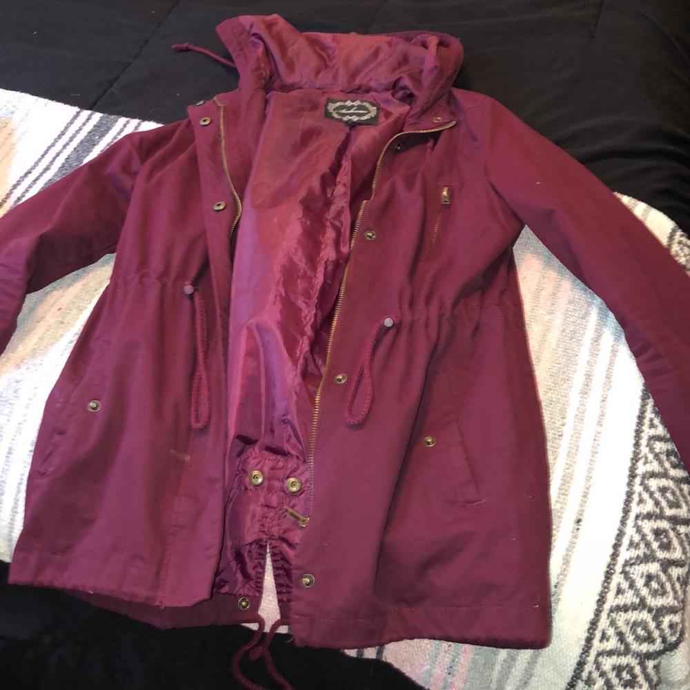 Burgundy Jacket